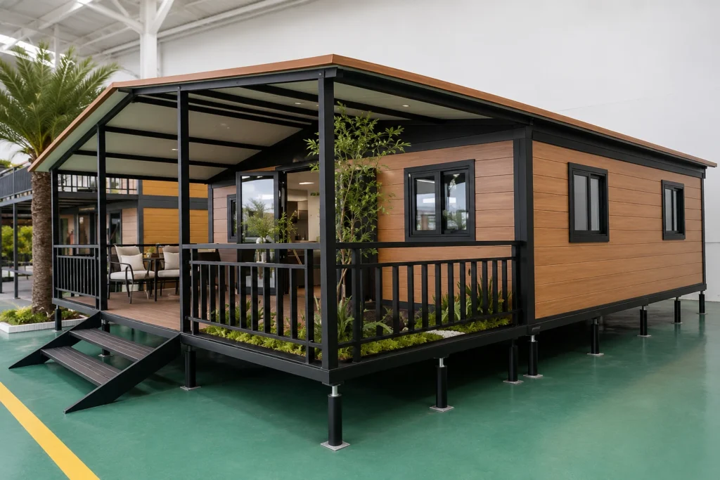 56 m² Wohncontainer