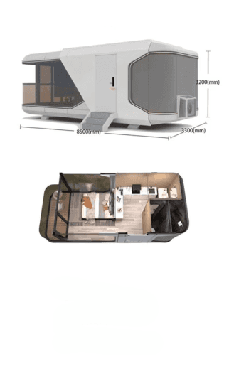 Space Capsule – Größen- und Raumkonzept 2
